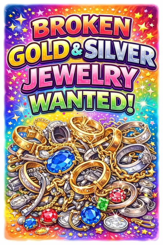 WANTED SCRAP GOLD & SILVER JEWELRY