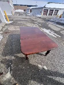 Free delivery used Dark Wood Dining Table