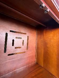 Free delivery used Large Wooden Armoire Wardrobe with Drawers - Photo 6