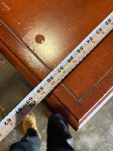 Free delivery used Wooden Dresser with Tri-Fold Mirror - Photo 10