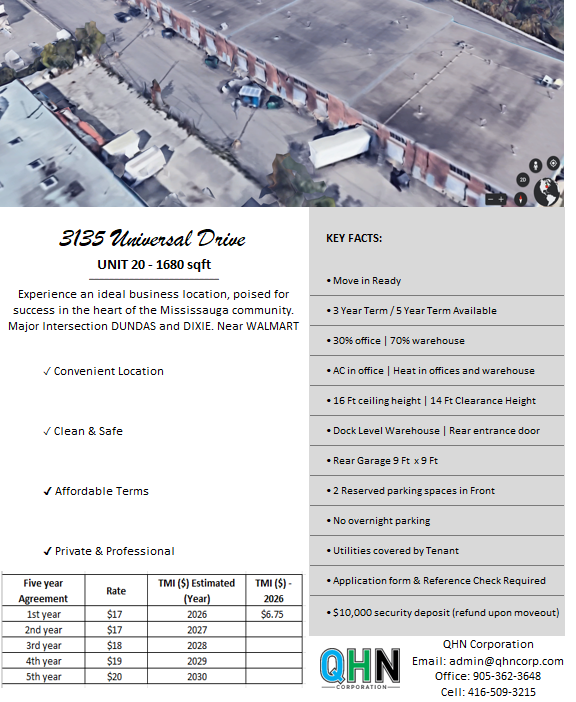 Unit 5/ Unit 16/ Unit  - Warehouse   Office for Rent Mississauga - Photo 16