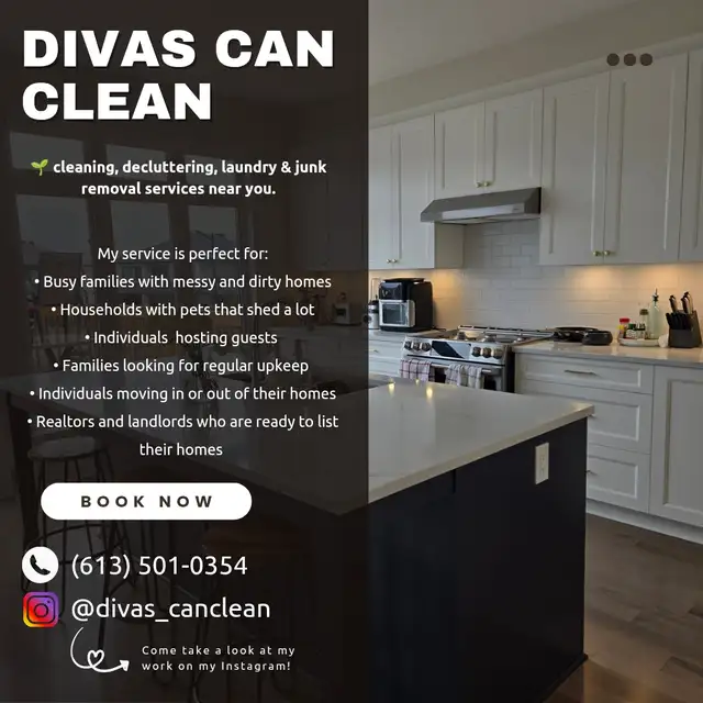 MOVE IN/ MOVE OUT DEEP CLEANING LADY (613) 501-0354