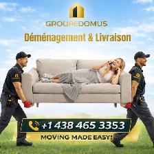 35$/h Déménagement Professionnel Montréal dès Tél : 438-465-3353