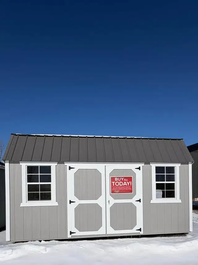 10x16 Lofted Barn - Old Hickory Buildings