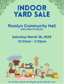 Indoor Yard Sale - March 28