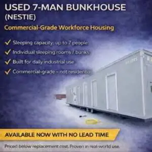 7-Man Bunkhouse (Nestie) – Workforce / Camp Trailer – $35,000