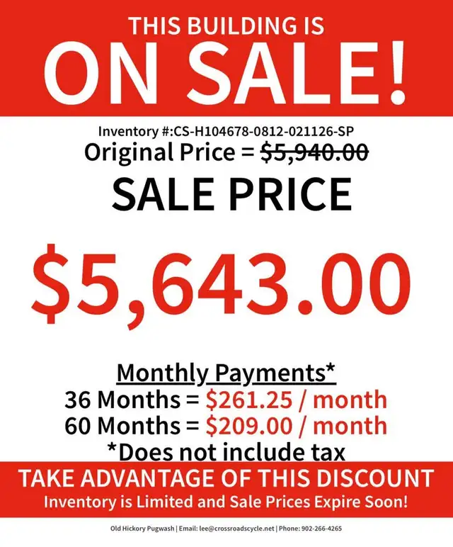 8x12 Single Slope - Old Hickory Buildings - Photo 5