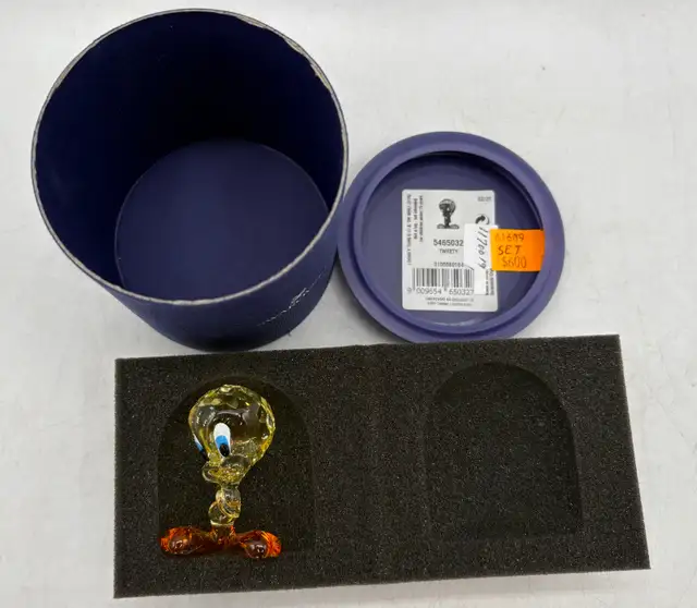 Swarovski Crystal Sylvester & Tweety Figurine SET with Boxes - Photo 8