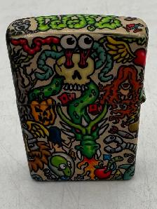 Zippo 49352 Butane Lighter with Tattoo Theme Design ( 48394 ) - Photo 2