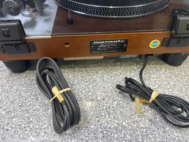 Marantz 6300 Turntable Excel ES-70S With Cartridge And Needle - Photo 8