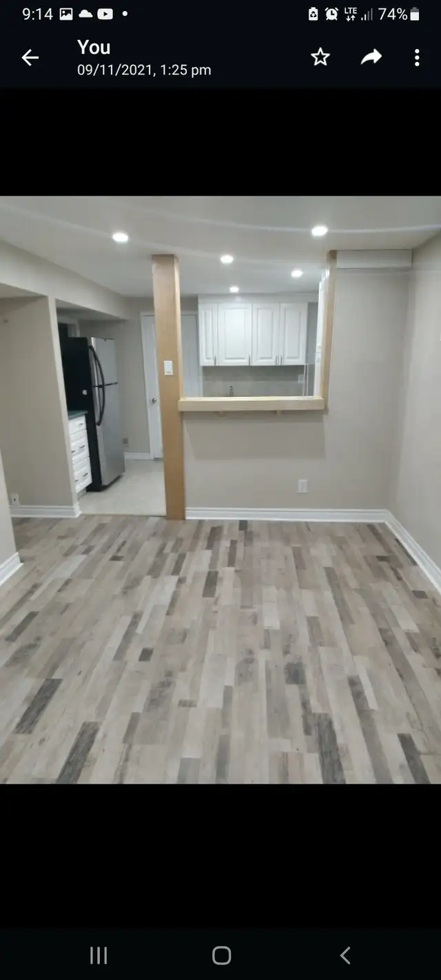 One bedroom basement for rent - Photo 2