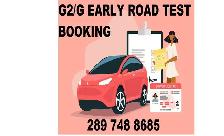 EARLY G2 & G ROAD TEST BOOKING, DRIVE LESSONS