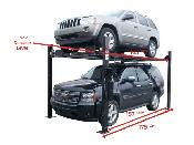 4 Post Car Lift, Parking Lift, Storage Lift 8000lb., Extra Tall