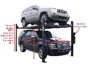 4 Post Car Lift, Parking Lift, Storage Lift 8000lb., Extra Tall - Photo 3