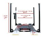 4 Post Car Lift, Parking Lift, Storage Lift 8000lb., Extra Tall - Photo 6
