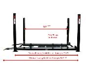 4 Post Car Lift, Parking Lift, Storage Lift 8000lb., Extra Tall - Photo 8
