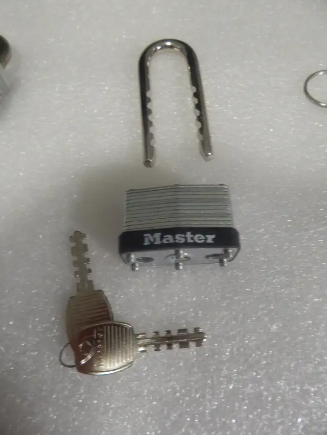 2 Master NEW Pad Locks   Free Gift or Buy Total Tool Lot