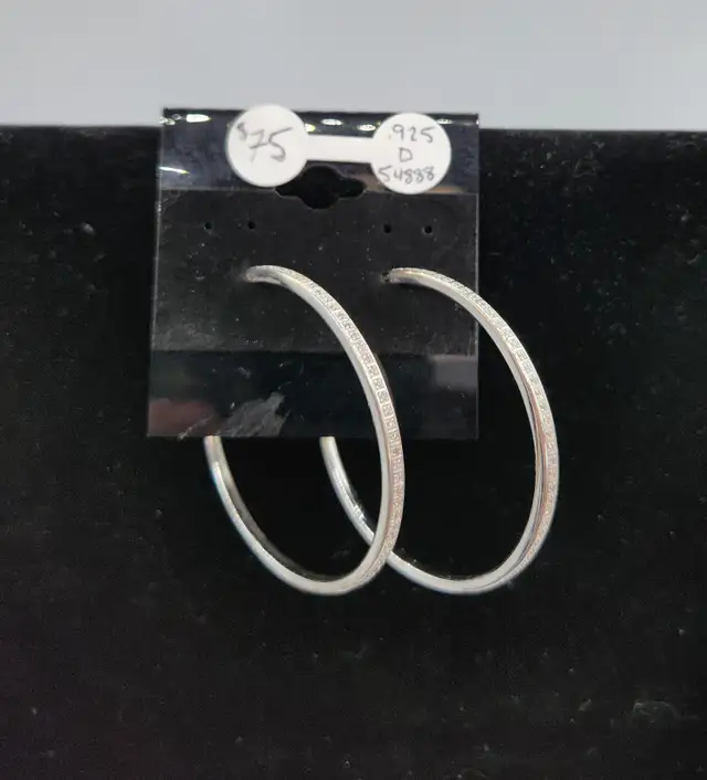 .925 Silver Earrings & Necklaces: Diamond, Aquamarine, Swarovski - Photo 4