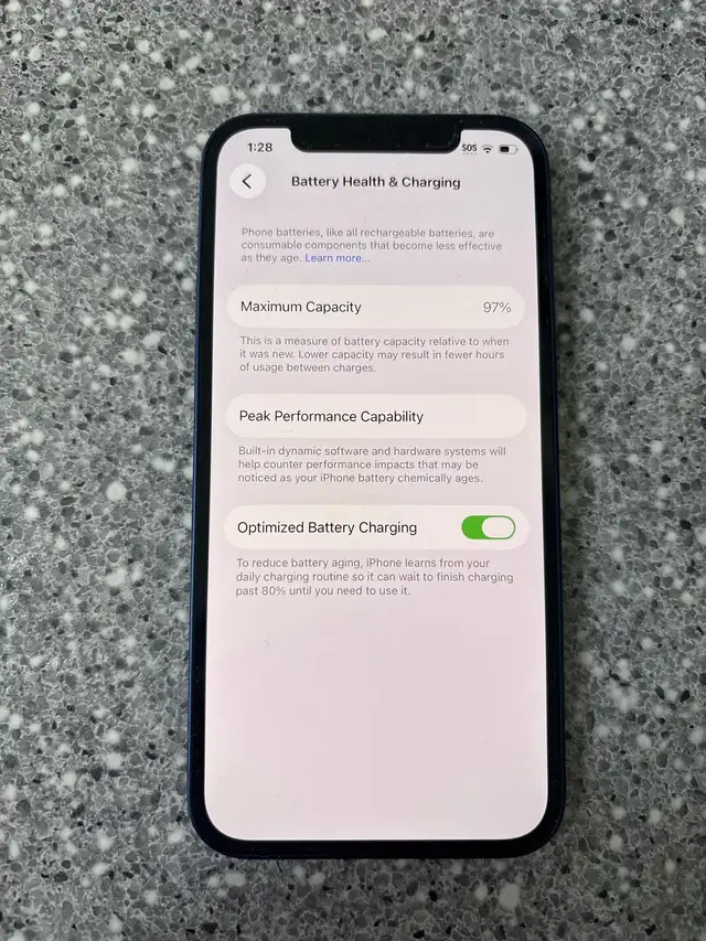 IPhone 12 128GB 97% Battery Health Blue - Photo 3