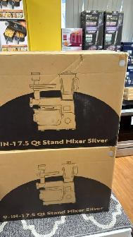 VIVOHOME 7.5 qt 6-Speed Black 9 in 1 Stainless Steel Stand Mixer - Photo 2