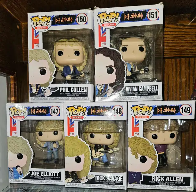 Def Leppard Pop Funko Figures