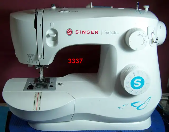 SINGER SIMPLE 3337 SEWING MACHINE 33 STITCH WITH BUTTONHOLE