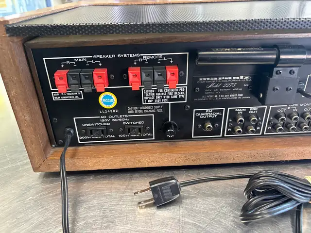 Marantz 2275 Stereophonic Receiver With Wood Cover And The Box - Photo 5