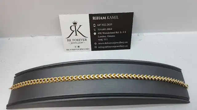 10k yellow gold bracelet # 364_5