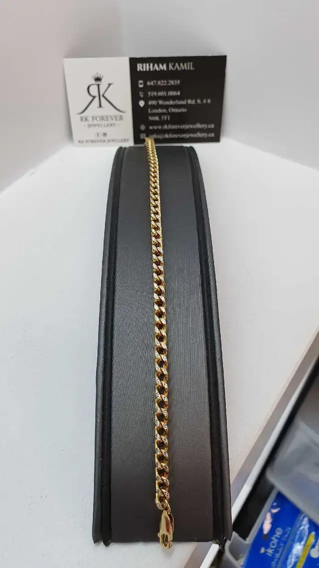 10k yellow gold bracelet # 364_5 - Photo 2