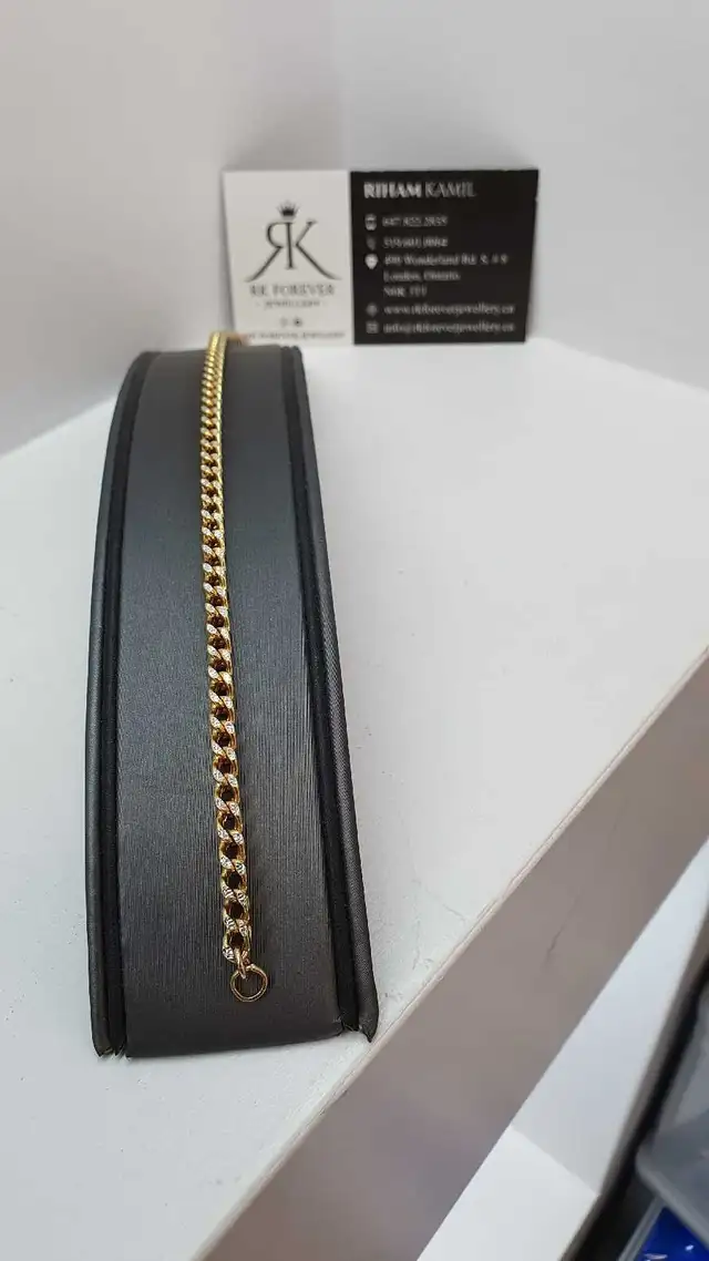 10k yellow gold bracelet # 364_5 - Photo 3