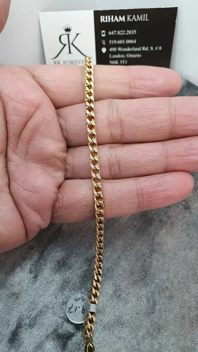 10k yellow gold bracelet # 364_5 - Photo 5