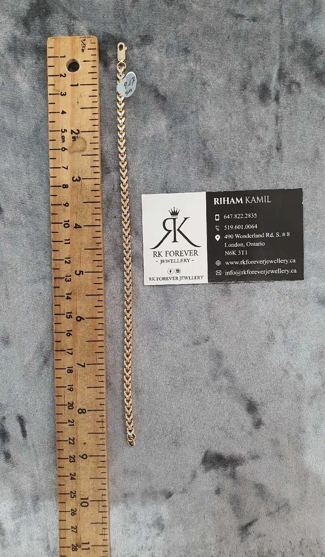 10k yellow gold bracelet # 364_5 - Photo 8