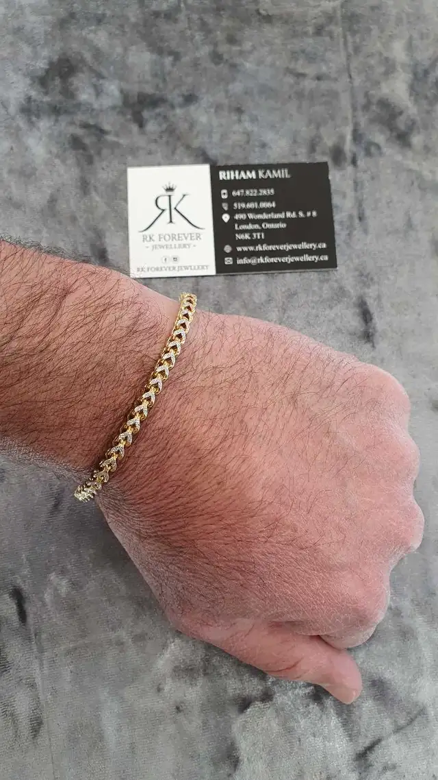 10k yellow gold bracelet # 364_5 - Photo 9