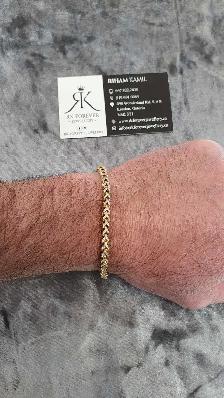 10k yellow gold bracelet # 364_5 - Photo 10