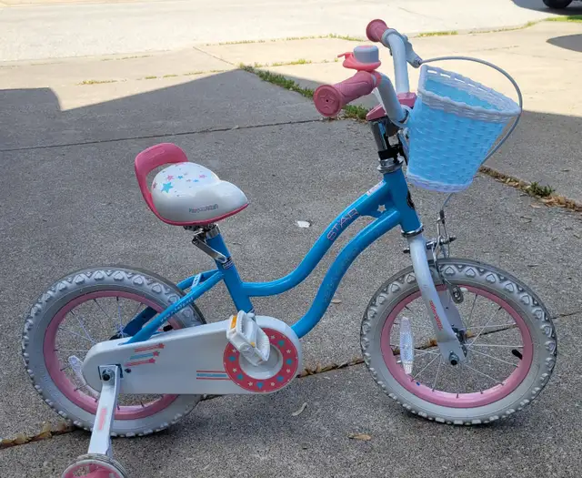 Girl's bike with training wheels - Photo 2