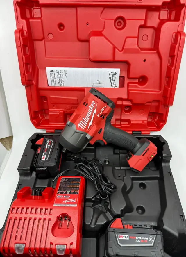 Milwaukee 2967-22 M18 FUEL 1/2 Inch Impact Wrench kit $529