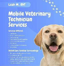 Registered Veterinary Technician - Mobile Pet Nursing (Hamilton)