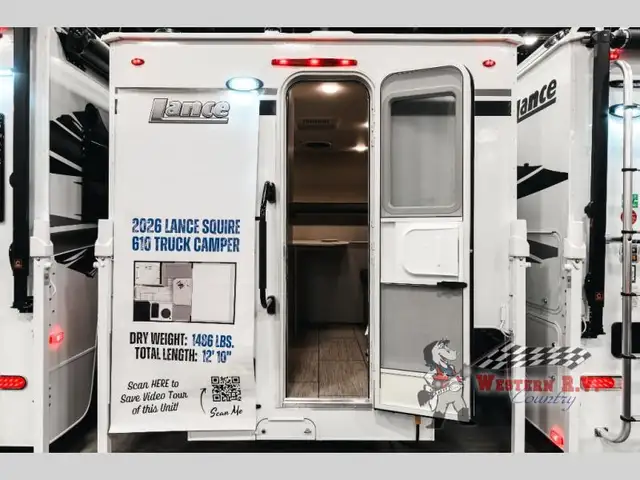 2026 Lance Squire Truck Campers SQ610