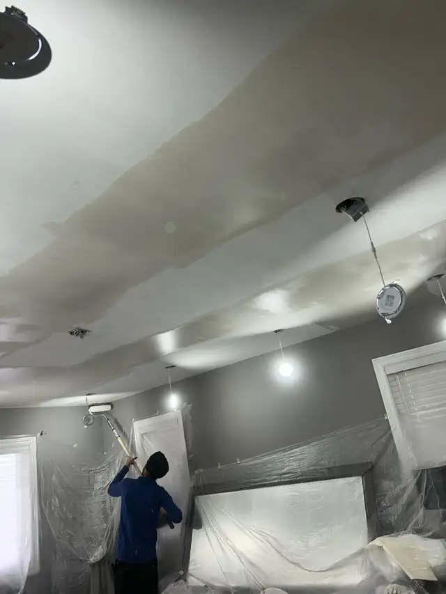Taping-mudding , painting and popcorn removal - Photo 3