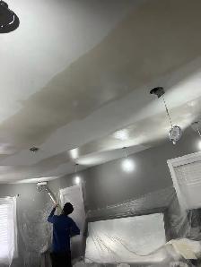 Taping-mudding , painting and popcorn removal - Photo 4