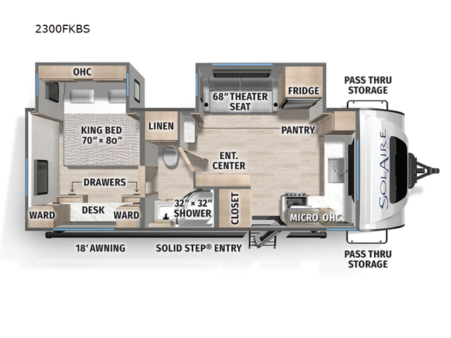 2025 Palomino SolAire 2300FKBS - Photo 2