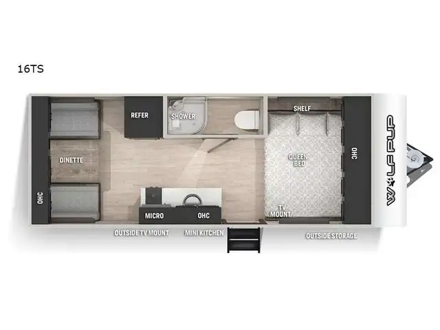 2022 Forest River RV Cherokee Wolf Pup 16TS - Photo 2