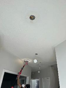 Popcorn removal, Taping-mudding and House painting:: - Photo 2