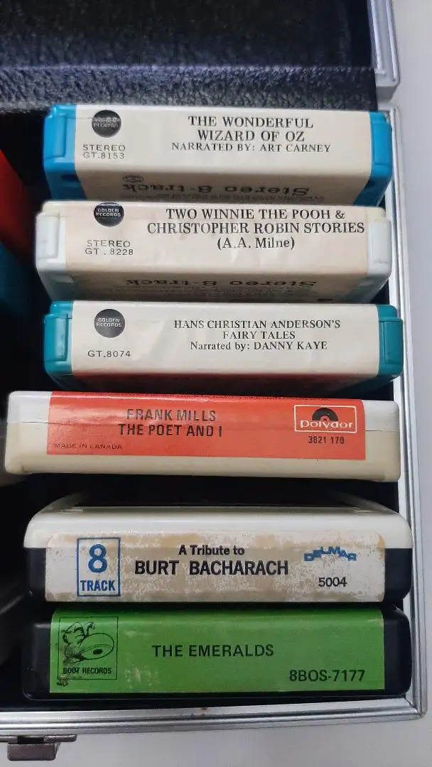 8-TRACKS FOR SALE. GOOD SHAPE! NICE SELECTION!