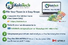 $35 Tax Return (T1 & T2) | Virtual | NETFILE | Max Refund | Fast - Photo 2