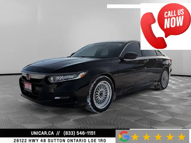 2018 Honda Accord Sedan Sport Manual Sunroof Lane Assist Collisi