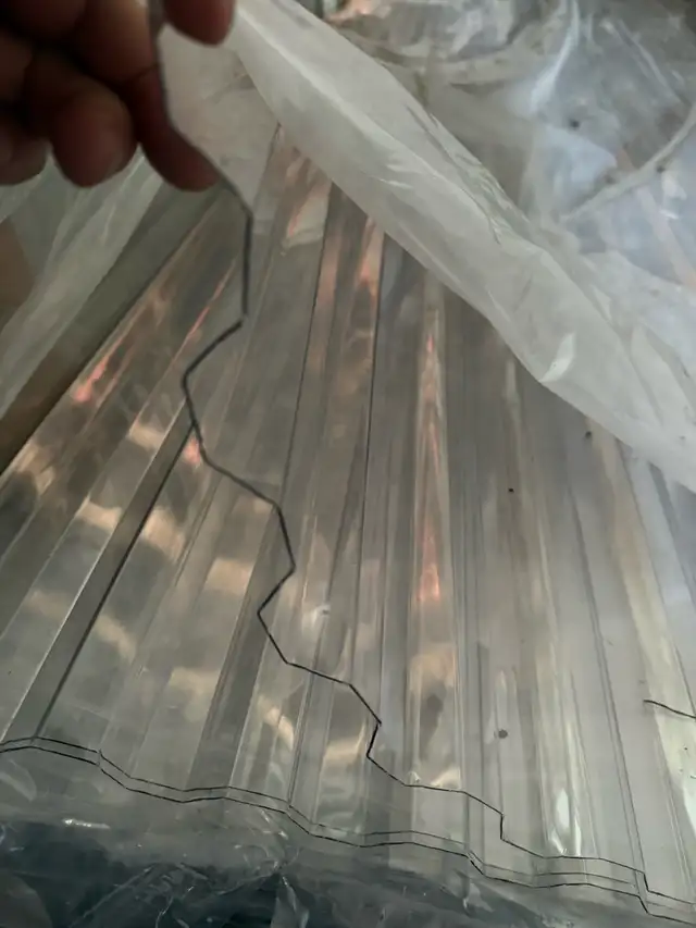 4'ft by 20'ft long.  Clear roofing panels. 6mm - Photo 3