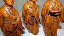Antique Chinese Treasurers! 3 finely hand-carved women figures - Photo 5