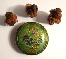 Antique Chinese Treasurers! 3 finely hand-carved women figures - Photo 7