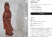 Antique Chinese Treasurers! 3 finely hand-carved women figures - Photo 8